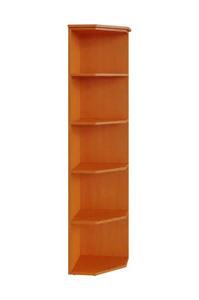 R 5 - 4 kancelářská skříň, rohová, 1800x400x400, třešeň šumavská